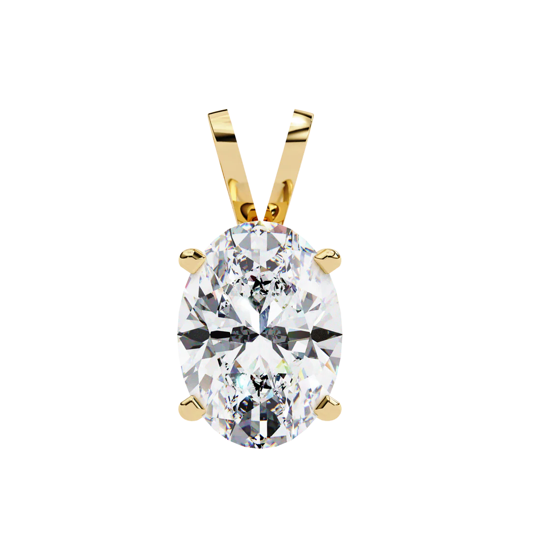 2.00 carat oval cut diamond solitaire pendant necklace – premium luxury jewelry