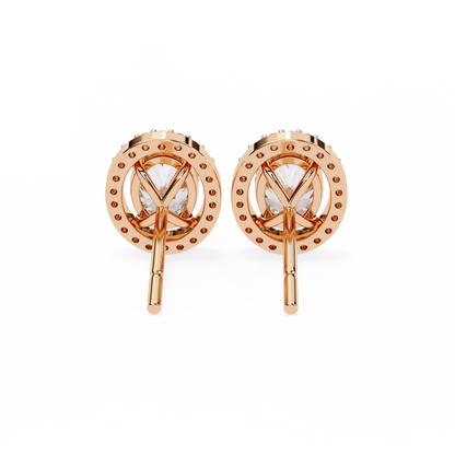 1.88 Carat Oval Cut Diamond Stud Earrings – Classic Diamond Jewelry