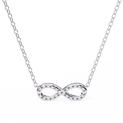 Luxe Infinity Diamond Pendant