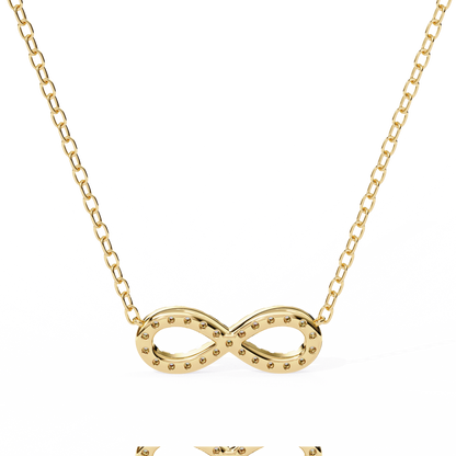 Luxe Infinity Diamond Pendant