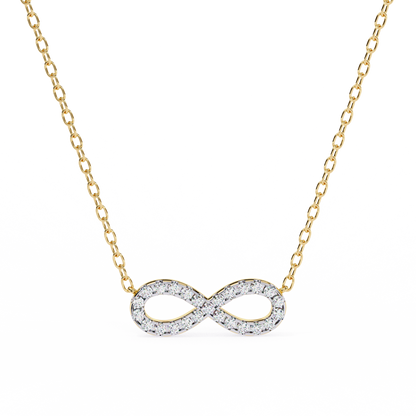 Luxe Infinity Diamond Pendant