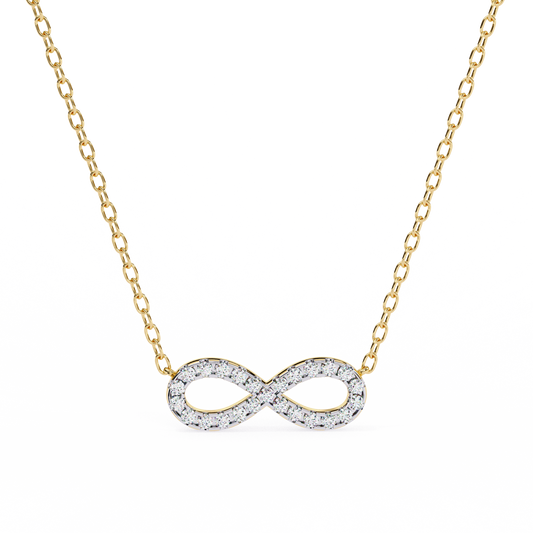 Luxe Infinity Diamond Pendant