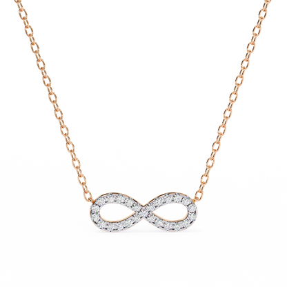 Luxe Infinity Diamond Pendant