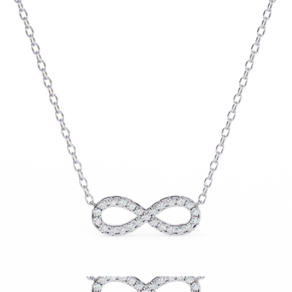 Luxe Infinity Diamond Pendant