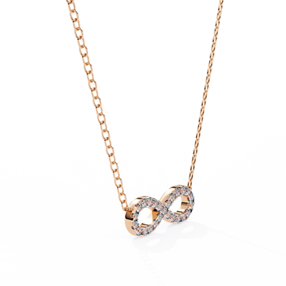 Luxe Infinity Diamond Pendant