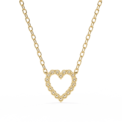 Luxe Heart Diamond Pendant