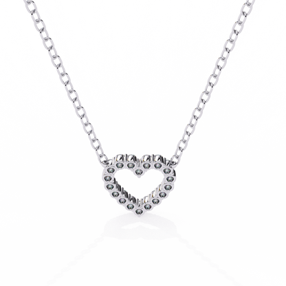Luxe Heart Diamond Pendant