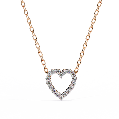 Luxe Heart Diamond Pendant