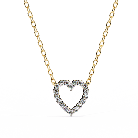 Luxe Heart Diamond Pendant