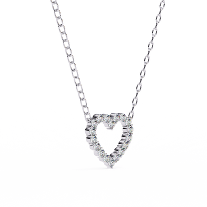 Luxe Heart Diamond Pendant