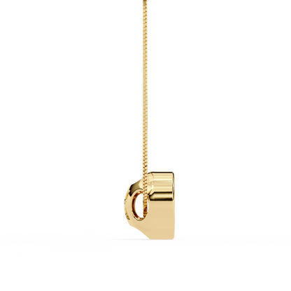 Luxe Circle Diamond Pendant