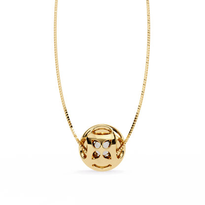 Luxe Circle Diamond Pendant