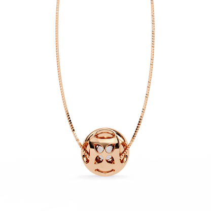 Luxe Circle Diamond Pendant