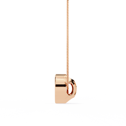 Luxe Circle Diamond Pendant