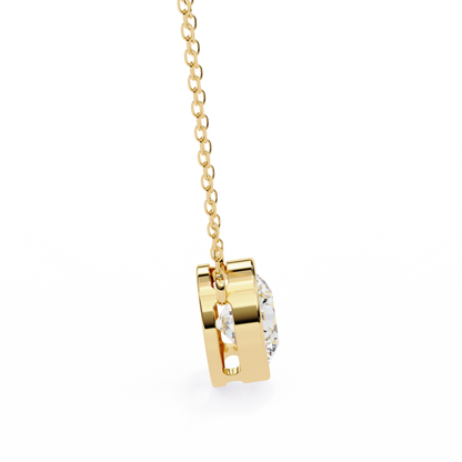 Nova Round Diamond Pendant