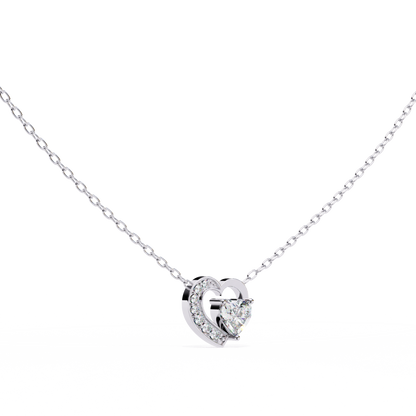LGD Pendant Heart Stone (0.87ct ) In 14K Gold Without Chain