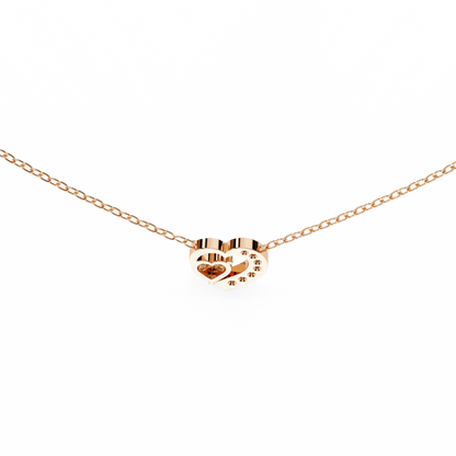 LGD Pendant Heart Stone (0.87ct ) In 14K Gold Without Chain