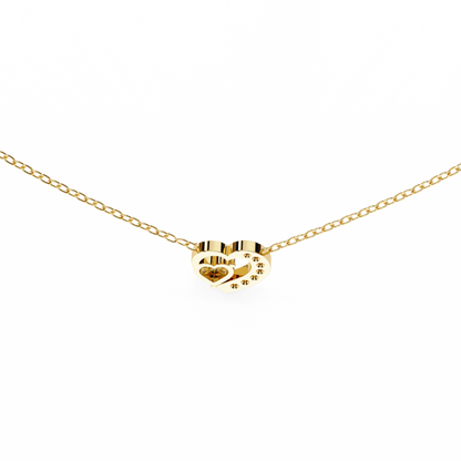 LGD Pendant Heart Stone (0.87ct ) In 14K Gold Without Chain