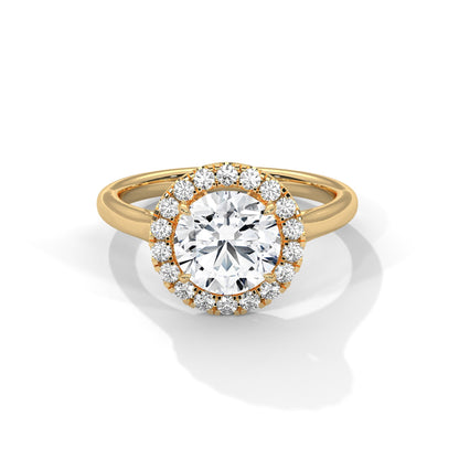 Timeless 2.32 Carat Round Cut Halo Diamond Solitaire Ring – Engagement & Wedding Jewelry