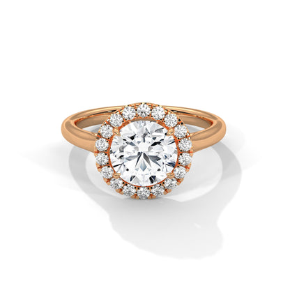 Timeless 2.32 Carat Round Cut Halo Diamond Solitaire Ring – Engagement & Wedding Jewelry