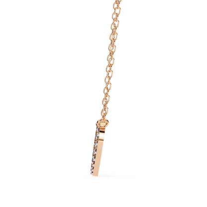 Stellar Round Diamond Pendant