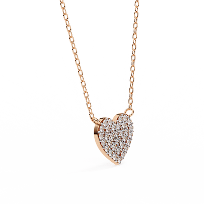 Stellar Round Diamond Pendant