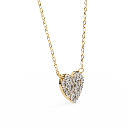 Stellar Round Diamond Pendant