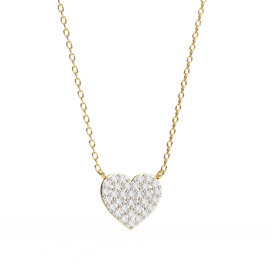 Stellar Round Diamond Pendant