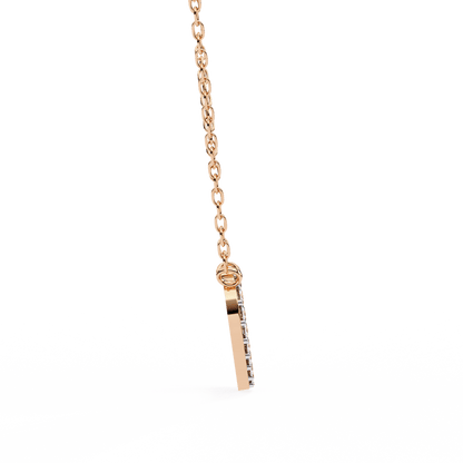 Stellar Round Diamond Pendant