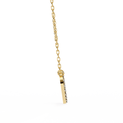 Stellar Round Diamond Pendant
