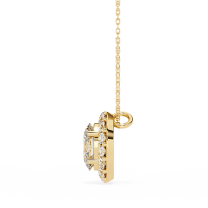 Luxe Oval Diamond Pendant