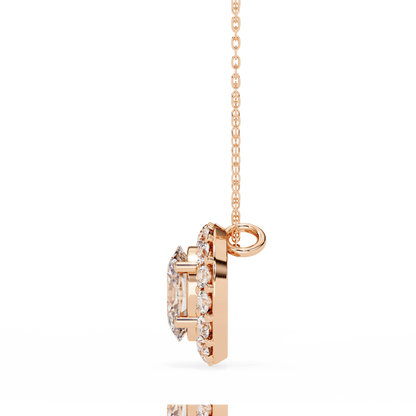 Luxe Oval Diamond Pendant