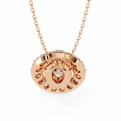 Luxe Oval Diamond Pendant