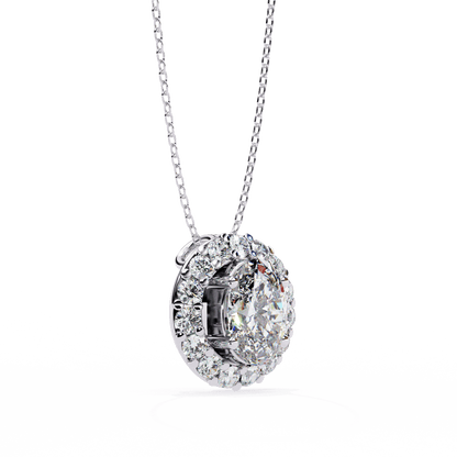 Luxe Oval Diamond Pendant