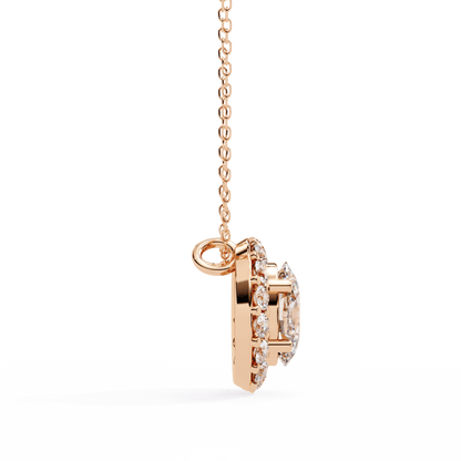 Luxe Oval Diamond Pendant