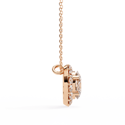 Luxe Oval Diamond Pendant