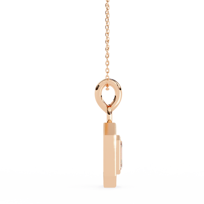 LGD Pendant Emerald Stone (0.92ct) In 14K Gold Without Chain