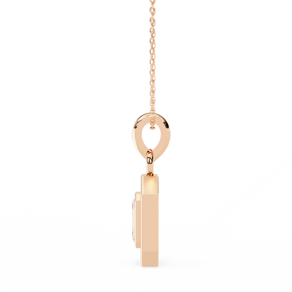 LGD Pendant Emerald Stone (0.92ct) In 14K Gold Without Chain