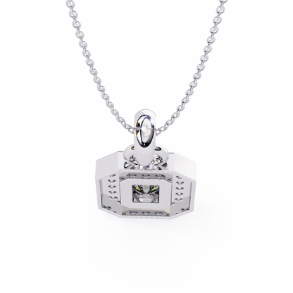 LGD Pendant Emerald Stone (0.92ct) In 14K Gold Without Chain