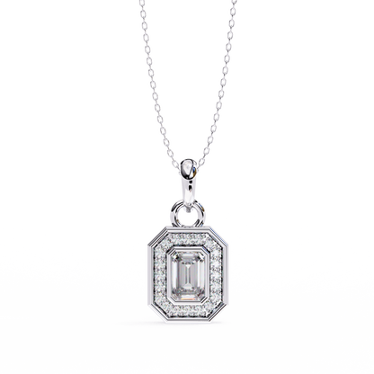 LGD Pendant Emerald Stone (0.92ct) In 14K Gold Without Chain