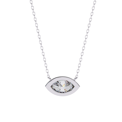 LGD  Pendant Marquise Stone (0.68ct) In 14K Gold Without Chain