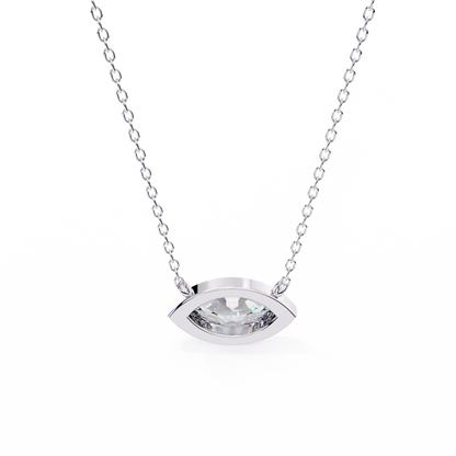 LGD  Pendant Marquise Stone (0.68ct) In 14K Gold Without Chain