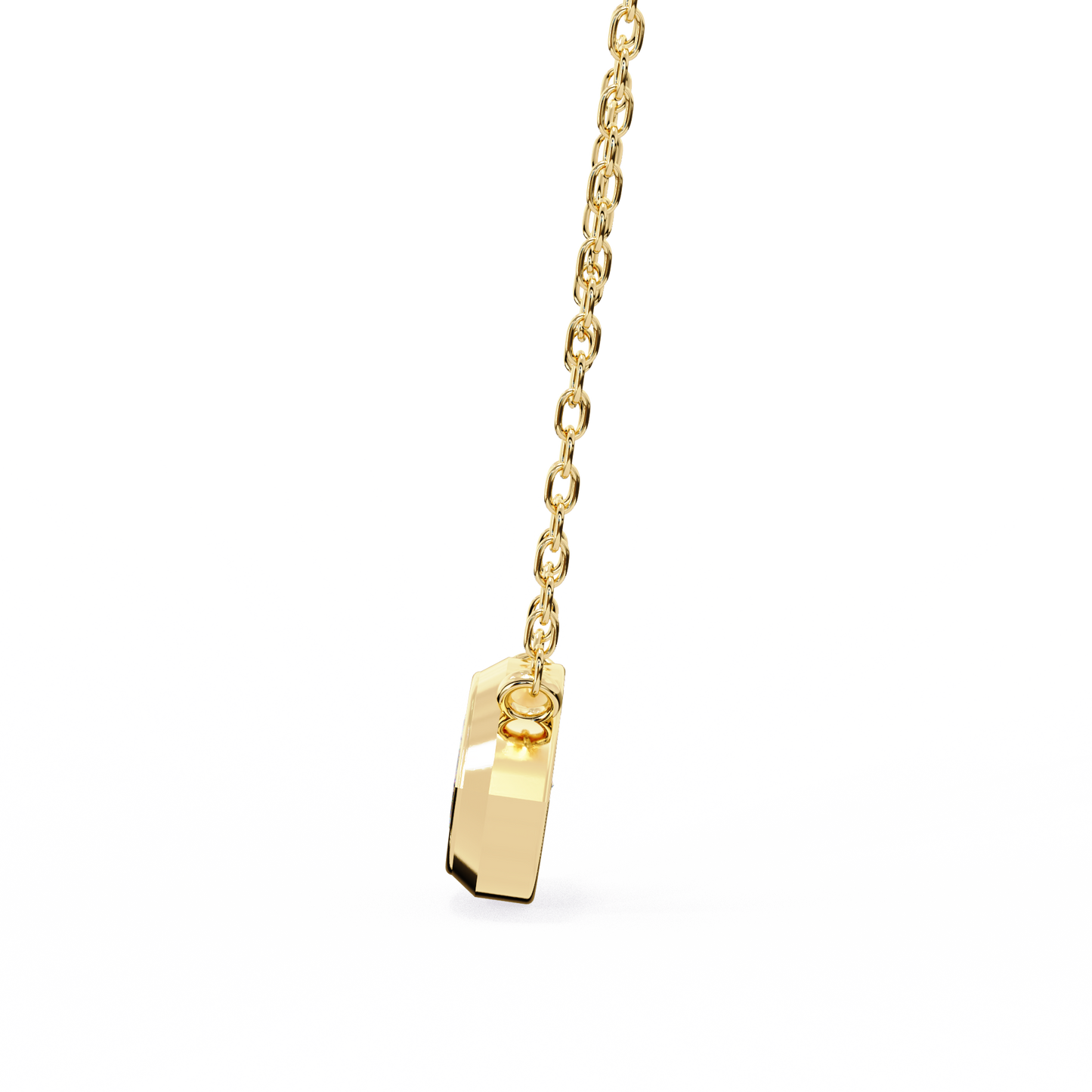 lgd  pendant marquise stone (0.68ct) in 14k gold without chain