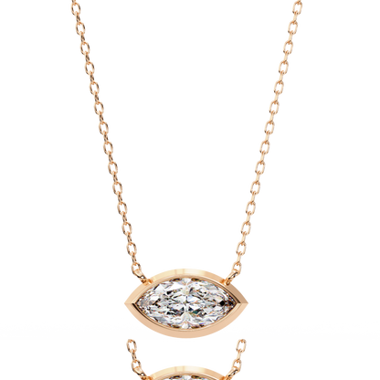 Noble Marquise Diamond Pendant