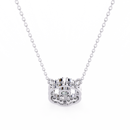 LGD Pendant Round Stone (0.31ct ) In 14K Gold Without Chain