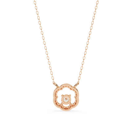 LGD Pendant Round Stone (0.31ct ) In 14K Gold Without Chain