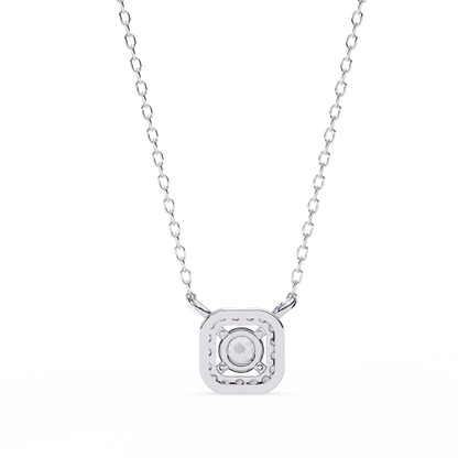 LGD Pendant Round  Stone (0.3ct ) In 14K Gold Without Chain