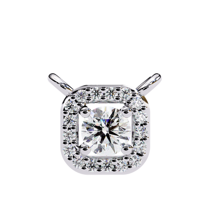 LGD Pendant Round  Stone (0.3ct ) In 14K Gold Without Chain