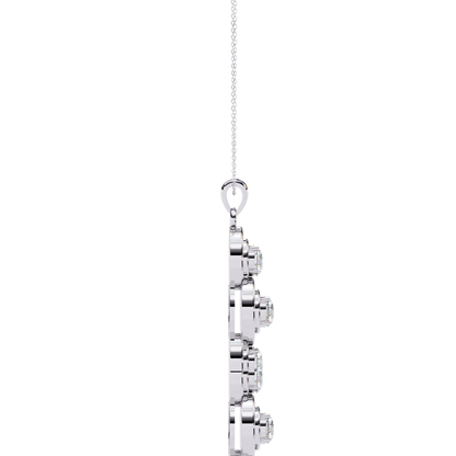 Trinity Round Diamond Pendant (Chain Sold Separately)