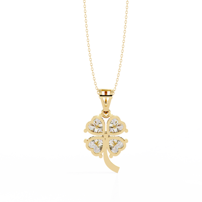 LGD Pendant Heart Stone (0.61ct) In 14K Gold Without Chain